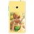 Snooky Printed Butterfly Girl Mobile Back Cover For Microsoft Lumia 535 - Yellow