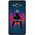 Snooky Printed Live In Attitude Mobile Back Cover For Samsung Galaxy E5 - Blue