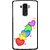 Snooky Printed Colorfull Hearts Mobile Back Cover For Lg G4 Stylus - White