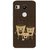Snooky Printed Wake Up Coffee Mobile Back Cover For Lg Google Nexus 5X - Brown