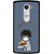 Snooky Printed Need Rest Mobile Back Cover For Lg Leon - Blue