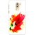 Snooky Printed Flowery Red Mobile Back Cover For Huawei Honor 6X - White