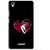 Snooky Printed Lady Heart Mobile Back Cover For Lava Pixel V1 - Multi