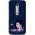 Snooky Printed Blue Lady Mobile Back Cover For Motorola Moto X Play - Multi