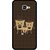 Snooky Printed Wake Up Coffee Mobile Back Cover For Samsung Galaxy A5 2016 - Brown