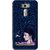 Snooky Printed Blue Lady Mobile Back Cover For Asus Zenfone 2 Laser ZE601KL - Multi