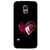 Snooky Printed Lady Heart Mobile Back Cover For Samsung Galaxy S5 Mini - Black