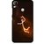 Snooky Printed Burning Man Mobile Back Cover For HTC Desire 10 Pro - Multi