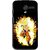 Snooky Printed Angry Man Mobile Back Cover For Moto X - Multi