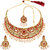 Spargz Indian Bridal Jewellery Bollywood AD Stone Ethnic Wear Necklace Set With Maang Tikka For Women AINS259