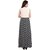 Carrel Rayon Fabric Women Printed Long Gown Dress