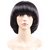 Tahiro Natural Black Human Hair Bob Cut Wig For Ladies - Pack Of 1