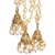 Meia Gold Plated White Alloy Hangings For Women