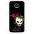 Snooky Printed The Joker Mobile Back Cover For Moto Z - Multi