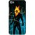Snooky Printed Ghost Rider Mobile Back Cover For Micromax Canvas Fire 4 A107 - Multi