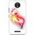 Snooky Printed Butterly Bulb Mobile Back Cover For Motorola Moto C Plus - Multicolour
