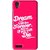 Snooky Printed Live the Life Mobile Back Cover For Lenovo A3900 - Multi