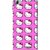 Snooky Printed Pink Kitty Mobile Back Cover For Lenovo K900 - Multi