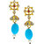 Anuradha Art Blue Colour Wonderful Simple Stylish Earrings For Women/Girls