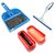 Stylewell Combo Of Mini Dustpan  Broom Set, Magic Roller Hand Dust Cleaning Brush With Window Non Scratch Glass Wiper