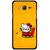 Snooky Printed Kitty Study Mobile Back Cover For Samsung Galaxy On5 - Orange