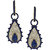 Anuradha Art Blue-White Colour Studded American Diamonds Stone Fancy Party Wear Long Earrings For Women/Girls