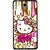 Snooky Printed Cute Kitty Mobile Back Cover For Gionee Pioneer P4 - Multicolour