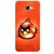 Snooky Printed Wouded Bird Mobile Back Cover For Samsung Galaxy A7 2016 - Red