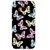Snooky Printed Butterfly Mobile Back Cover For HTC One M8 - Multicolour