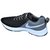 Retailworld Black/Grey Sports Running Shoes with LOGO