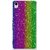 Snooky Printed Sparkle Mobile Back Cover For Sony Xperia M4 - Multi