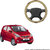 Autofurnish (AFSC-710 Bay Beige) Leatherite Car Steering Cover For Hyundai Eon