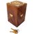 S Paonta Brown Wood Piggy Bank - Pack of 1