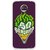 Snooky Printed Serious Mobile Back Cover For Motorola Moto Z2 Play - Multicolour