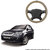 Autofurnish (AFSC-713 Sorrel Beige) Leatherite Car Steering Cover For Ford Fiesta Classic
