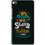Snooky Printed Thoughts Are Stars Mobile Back Cover For Huawei Ascend P8 - Multi