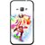 Snooky Printed Shopping Girl Mobile Back Cover For Samsung Galaxy J1 - Multicolour