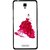 Snooky Printed Rose Girl Mobile Back Cover For Gionee Pioneer P4 - Multicolour