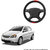 Autofurnish (AFSC-721 Red Black) Leatherite Car Steering Cover For Tata Indigo eCS