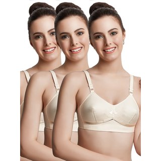 Buy Libertina Princess Non Wired Full Coverage Bra.(Pack of 3) Online @  ₹870 from ShopClues