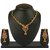 VK Jewels Glimmer Gold Plated Necklace with Earrings