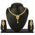 VK Jewels Glittery Gold Plated Necklace with Earrings