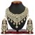 VK Jewels Gold Plated Multicolor Gold Necklace Set For Women