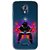 Snooky Printed Live In Attitude Mobile Back Cover For Micromax Canvas Magnus A117 - Blue