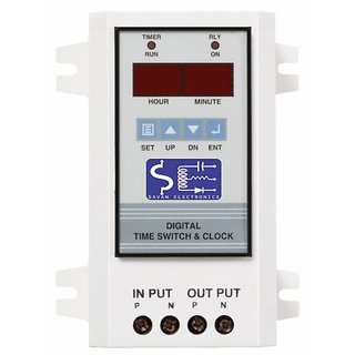 Buy digital time switch clock timer switch savan electronics Online ...