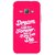 Snooky Printed Live the Life Mobile Back Cover For Samsung Galaxy J1 - Multicolour