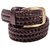 Zakina Men Casual, Evening, Party Brown Genuine Leather Belt
