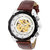 Junket Tribe Skeleton Automatic White Dial Analog Watch