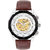 Junket Tribe Skeleton Automatic White Dial Analog Watch