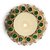 AuraDecor Tealight Stand Gold Finish With A Tealight Free